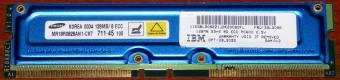 128MB/8 ECC IBM Samsung MR18R0828AN1-CK7 711-45 Rambus 53nS