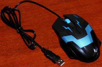 ergonomische 1600 DPI optische Laser USB Gaming-Maus
