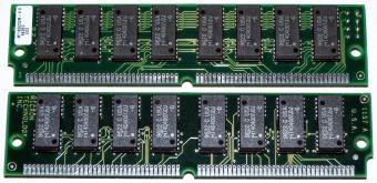 2x Micron Technology Inc. MT16D232M-6X EDO RAM
