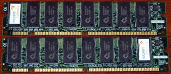 2x expert Memory 256MB SDRAM PC-133 PSC Taiwan 2004