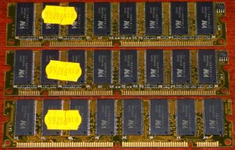 3x VM PC133TWN VTMS8M8-75 RAM 168pin Taiwan TMC 808C