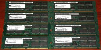 8x 128MB SUN ECC SDRAM DIMM 164-Pin MT18LDT1672FSG-6