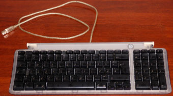 Apple USB Keyboard Model Number: M2452 Graphite 1999