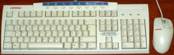 Compaq Model: SK-2860 2D PS/2 Tastatur & Compaq/Logitech Maus PN: 122659-046 FCC-ID: GYUR86SK