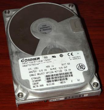 Conner CFS850A IDE 850MB HDD ET9KW2S 1995