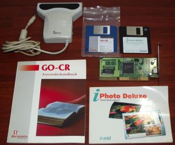 Genius 4500A Handscanner mit Ulead Photo Deluxe & Recognita GO-CR FCC-ID: FSUGSB6A EICI026900 ISA Model SI411G 1991