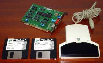 Logitech ScanMan (Binary) Hand-Scanner FCCID: DZLBIN PC-MAC & Plus ISA Controller Board 1989