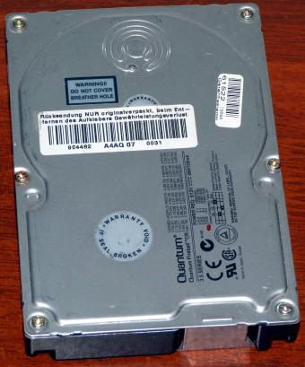 Quantum Fireball CR 13AT IDE 13GB HDD PN: CR13A011 Rev. 01-B 2000