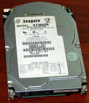 Seagate Medalist 545xe Model ST3660A RLL IDE 545MB HDD 1994 (Drive of the Year)
