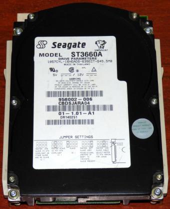Seagate Medalist 545XE Model ST3660A IDE 545,5MB HDD Fast-ATA2 (Drive of the Year) 1994