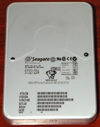 Seagate Medalist ST32122A EIDE 2111MB HDD 1997