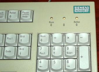 Siemens Nixdorf MF2 LD DEU, S25381-K252-V120 PS/2-Tastatur 1997