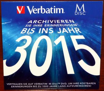 Verbatim M-Disc 1000 Jahre Archiv DVD 4,7GB