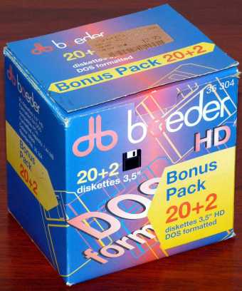 boeder Bonus-Pack 20+2 Diskettes 3,5