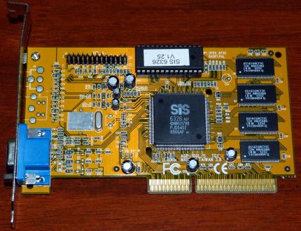 AGP 100L/S SiS 6326 GPU 1999