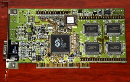 ATI 3D Rage2+ DVD 1997 PCI Grafikkarte PN-109-37900-10
