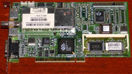 ATI All in Wonder Pro PN: 109-41500-00 ATI 3D Rage Pro AGP 2X AIWPR PCI 41509 101 inkl. Speicher Modul 100-401012 4M BT829BKRF TV-Tuner VGA Grafikkarte PCI 1998