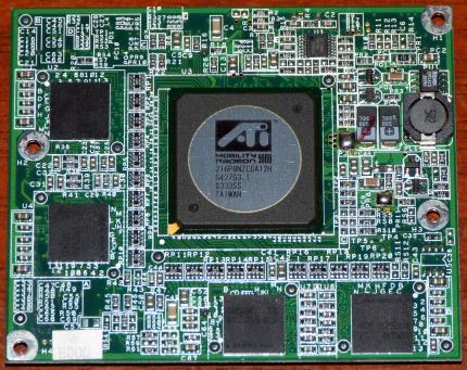 ATI Mobility Radeon 9000 (M9) Notebook Grafikkarte 2003