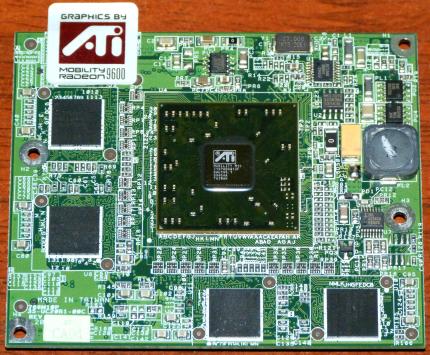 ATI Mobility Radeon 9600 (M10) Notebook Grafikkarte 2003