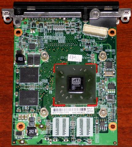 ATI Mobility Radeon HD2300 GPU 256MB Grafikkarte (RV550) 216BAAAVA12FG KRG40 0740STY Korea DVI & VGA Slots 80G1P5520-C0FS SAS74203617 für Fujitsu Siemens Amilo Xi2428 Xi2528 Si2530 Pi2540-Pi2530 Laptop 2007