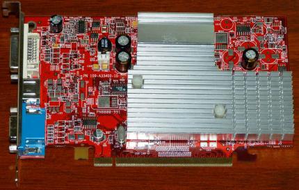 ATI Radeon X550 SE 128MB DDR DVI TV PN: 109-A33400-10 PCI-e 2005