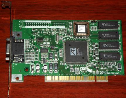 ATI Rage 2C PN: 109-40600-10 ATI 264VT4 PCI 1998