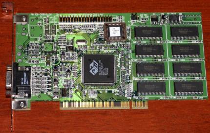 ATI Technologies Inc.  3D Charger PN: 109-38800-00 3D Rage II DVD GPU PCI 1996