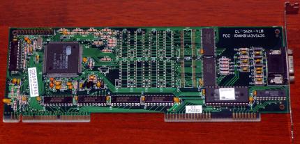CL-542X-VLB Cirrus Logic CL-GD5424 GPU, FCC-ID: KBIA3V5426 microspot 486 VLB 1993