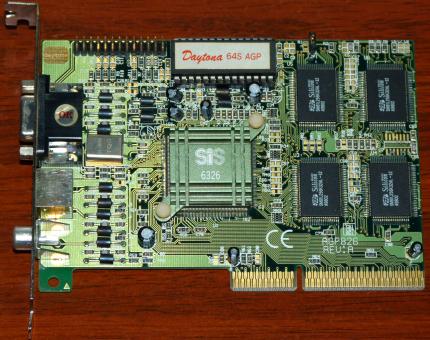 Daytona 64S AGP SiS 6326 GPU 4MB 1997