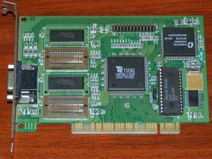 Jaton Corp. 8248D/V2 Tseng Labs ET4000/W32P PCI 2MB 1996