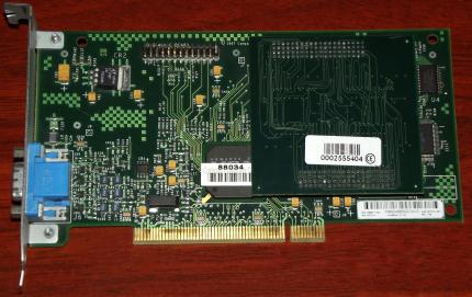Matrox Millenium 64-Bit Graphics MGA1064SG mit RAM Modul Compaq SP-296677-001 mit RAM-Modul 1997