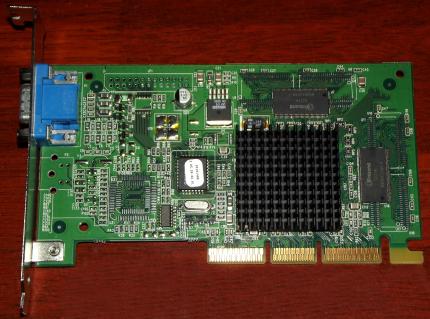 Nvidia TNT 180-P0009-0000-C01 IBM FRU: 19K5340 AGP