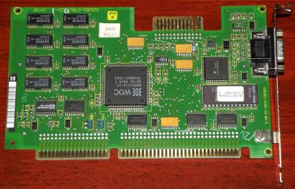 Nixdorf S26361-D701-V2GS-2-CRTBF, W26361-D701-Z2-04-5, Western Digital WDC WD90C31A-ZS GPU, Siemens Speicher, ISA Grafikkarte 1992