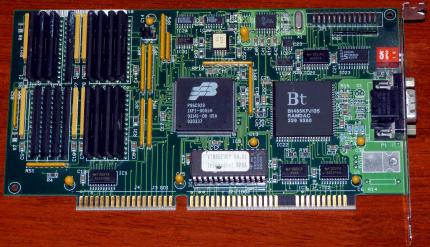 SPEA Software AG V7 Mercury V4.01 Quadtel P65/R12 SB P86C928 GPU Bt485KBJ135 ISA 1993