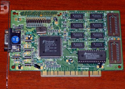 Trident PM-P523 Rev. A TGUI9440-1 FCC-ID: KC8GUIVGASI PN: 55P523000A PCI 1MB 1994