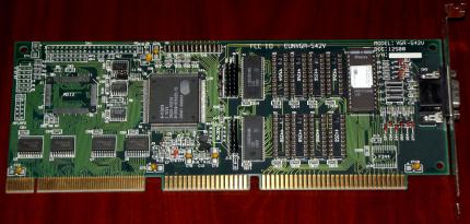 VGA 542V Cirus-Logic CL-GD-5426 VLB-Grafikkarte 1993