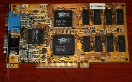 Yakumo Voodoo 1 VF01-A FCC-ID: I27MM-VF01A Rev. 1,0 3Dfx 4MB PCI 1997