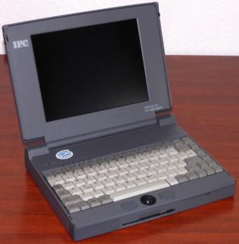 IPC Porta-PC P5-486/B&W Laptop Intel Inside inkl. HDD & Akku, kein Netzteil Part-No. P5000M2 FCC-ID ID4PN486 1993