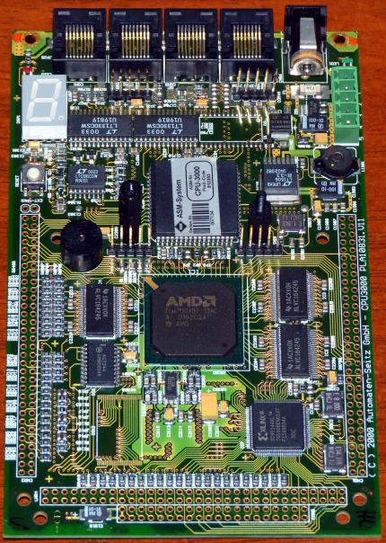Automaten Seitz GmbH CPU3000 PLA10831 V11 ASM System, AMD Elan SC400-33AC CPU, Prod-Code: 912303 Board 2000