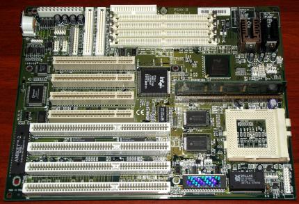 Elitegroup P5HX-B Mainboard Rev. 1.1 Intel HX Chipsatz, Sockel7, Award Bios 1995