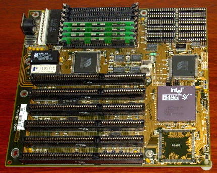 486-UC-H mit VIA VT82C495 & Intel 486SX-25 CPU
