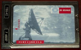 Dr. Neuhaus Furry Card 33.6 Sagem Gruppe PC Card / PCMCIA 2.1 Analog Modem