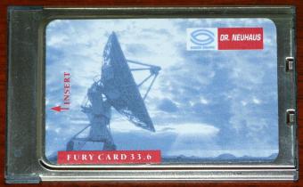 Dr. Neuhaus GmbH Furry Card 33.6 Sagem Gruppe V.34/V.42bis/MNP5 14.400bps PC Card / PCMCIA 2.1 Analog Modem