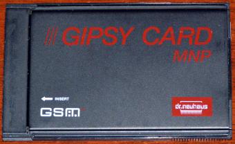 Dr. Neuhaus GmbH GIPSY Card MNP GSM PC Card, PCMCIA 2.0 JEIDA 4.1