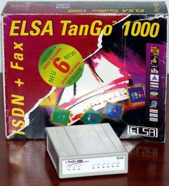 ELSA TanGo 1000 ISDN + Fax externer ISDN-Adapter 1997