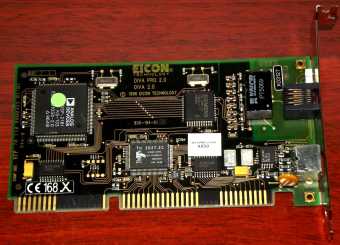 Eicon Diva Pro 20 ISA ISDN-Karte Thesys-Chip 1996