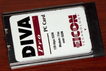 Eicon Diva Pro PC-Card 128kbps ISDN Modem