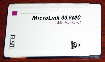 Elsa MicroLink 366MC PC-Card Modem made by TDK