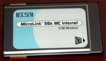 Elsa MicroLink 56k MC Internet v90 PC-Card Modem