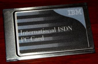 IBM International ISDN PC-Card CAPI 2.0 IBM FRU: 09N3607